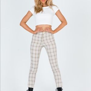 NWOT Princess Polly Cher Plaid Pants ✨ Fall+Trendy